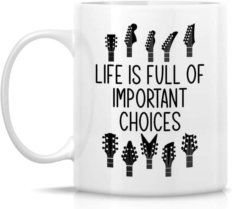 Funny Guitarist Mug - Sarcastic Coffee Gift for Music Lovers