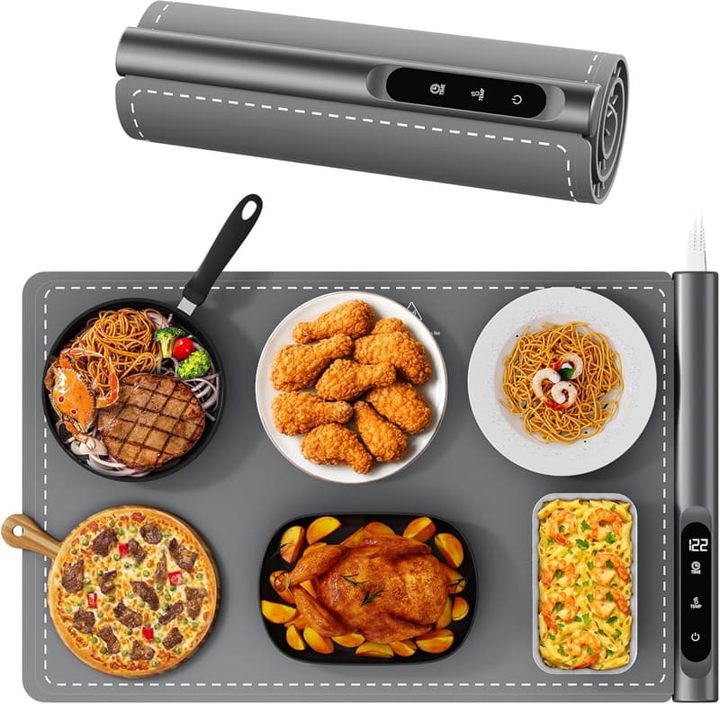 Portable Graphene Warming Mat - 6 Temp Levels for Parties