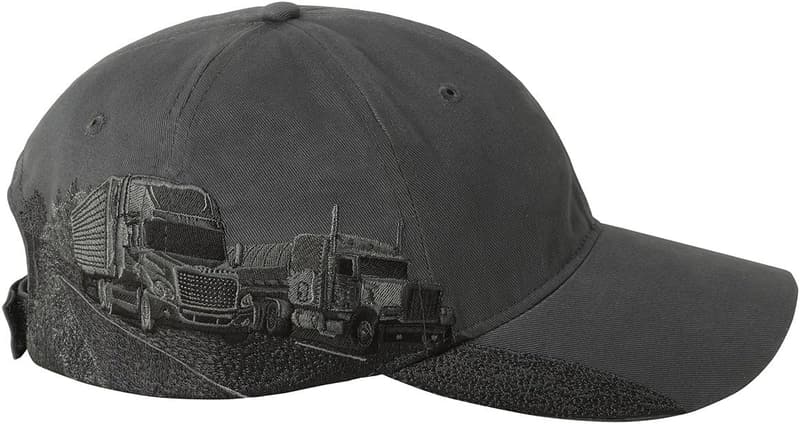 Wildlife Cap for Men - Dri Duck Grey Trucking Style