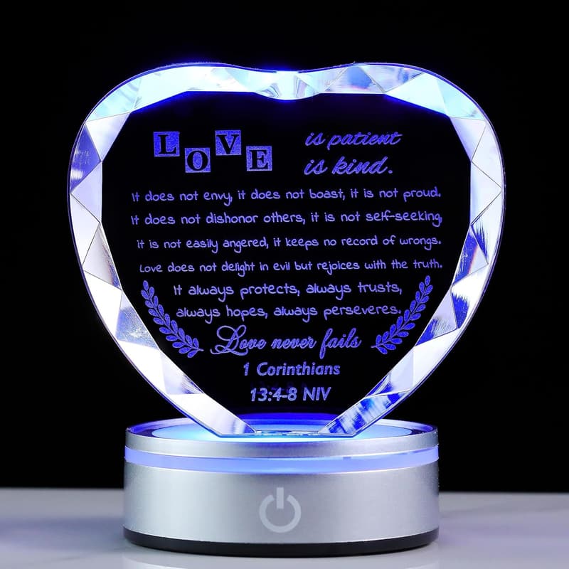 2025 Anniversary Crystal Keepsake for Couples