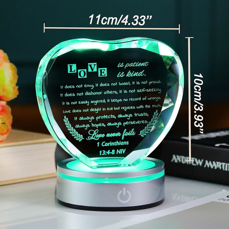 2025 Anniversary Crystal Keepsake for Couples