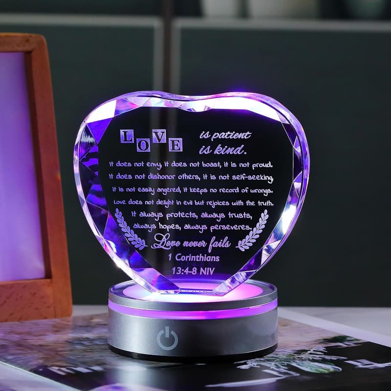 2025 Anniversary Crystal Keepsake for Couples