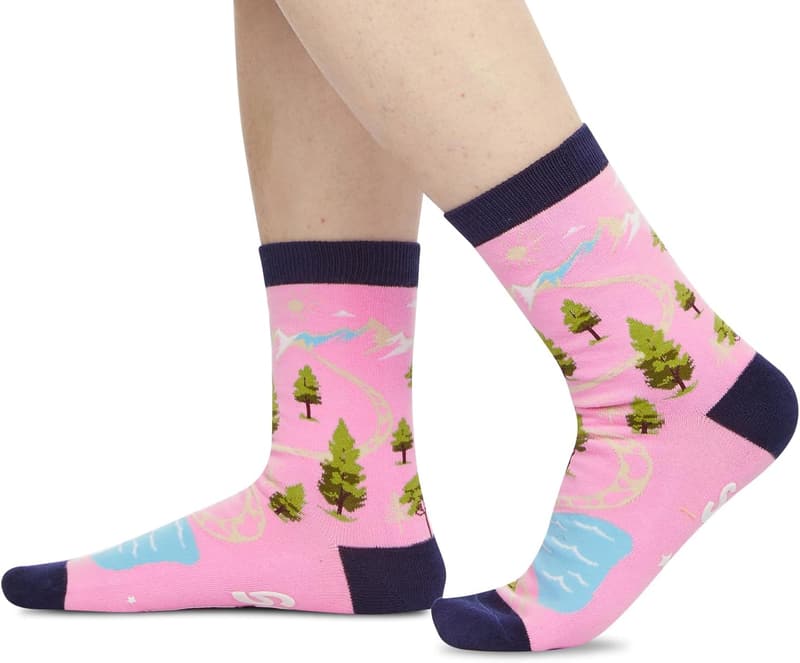 Funny Socks for Girls - Perfect for Tennis, Hiking, and Swimming