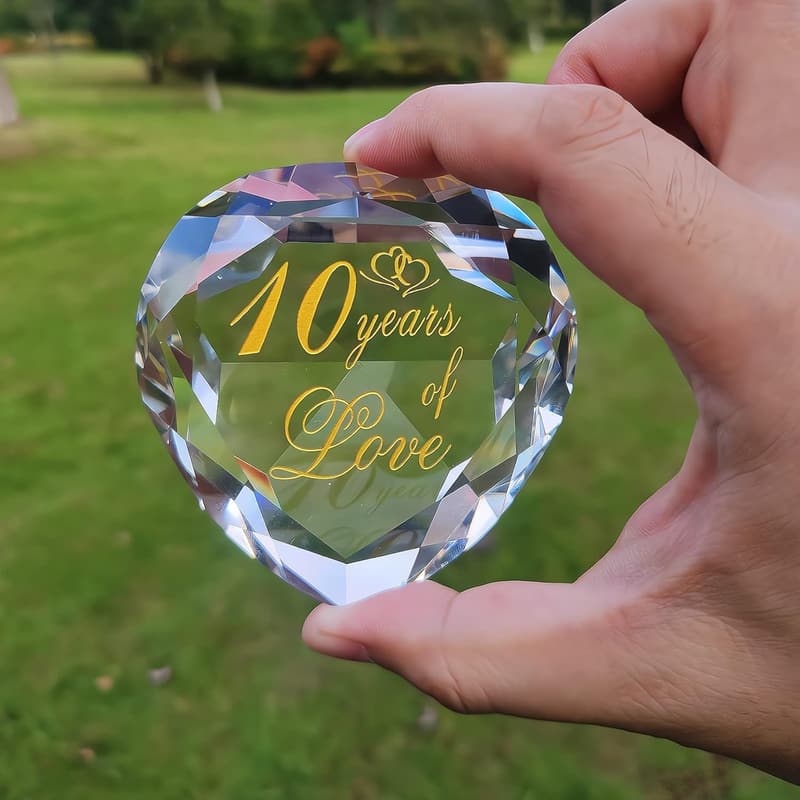 10th Anniversary Crystal Gifts for Couples
