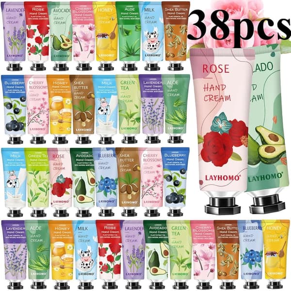 Mother's Day Hand Cream Gift Set - 38 Travel Size Lotions