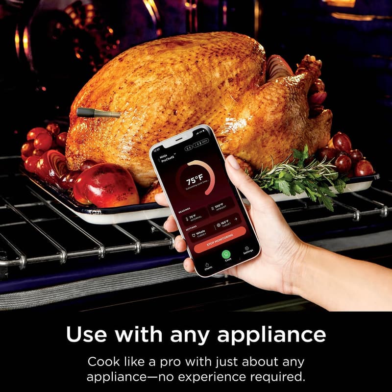 Wireless Meat Thermometer for BBQ, Grilling & Cooking
