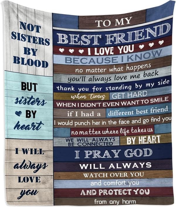 Best Friend Birthday Blanket 60