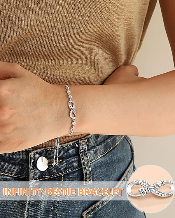 Infinity Love Heart Bracelet for Women – Birthday Gift