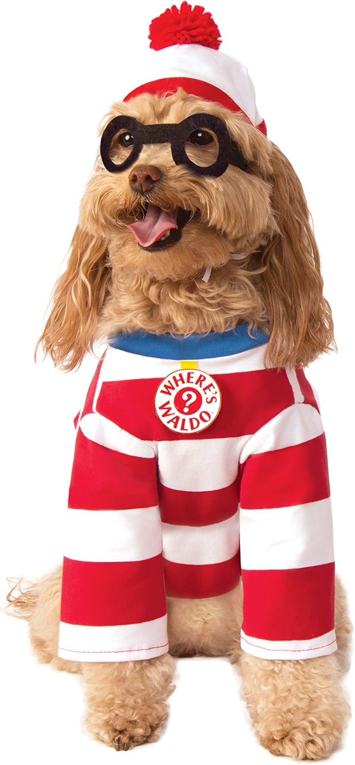 Halloween X-Large Where's Waldo Pet Costume