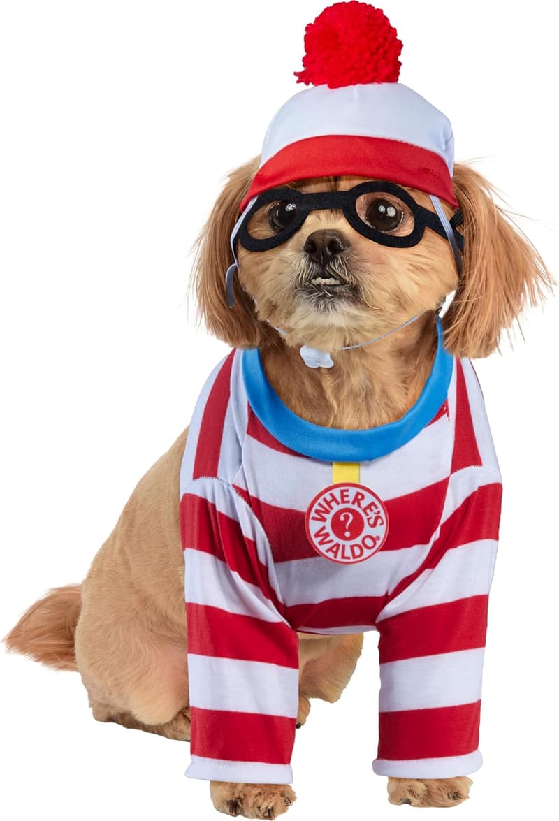 Halloween X-Large Where's Waldo Pet Costume