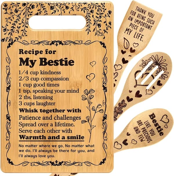Best Friend Cutting Board - Gift for Women Friends