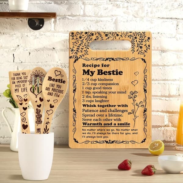 Best Friend Cutting Board - Gift for Women Friends