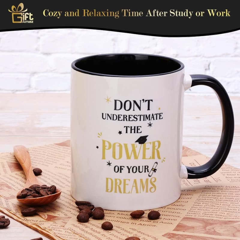Graduation Gift Set for Her - Mug & Bracelet Basket