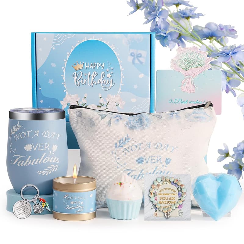 Birthday Spa Gift Set for Women - Relaxing Self-Care Basket