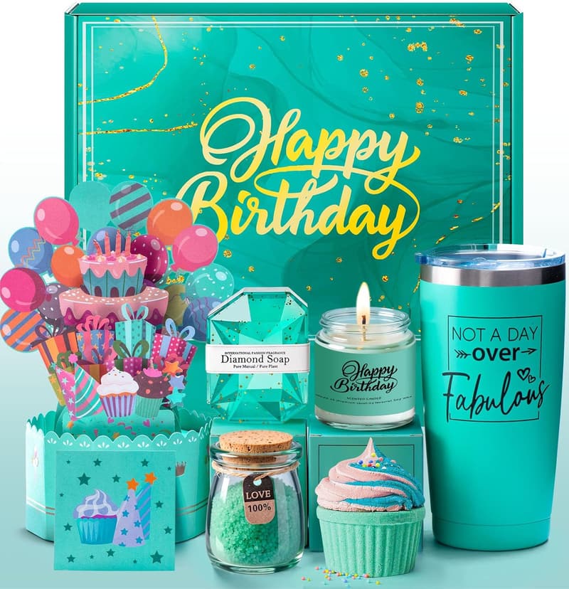 Spa Gift Basket for Her - Unique Birthday Present for Women