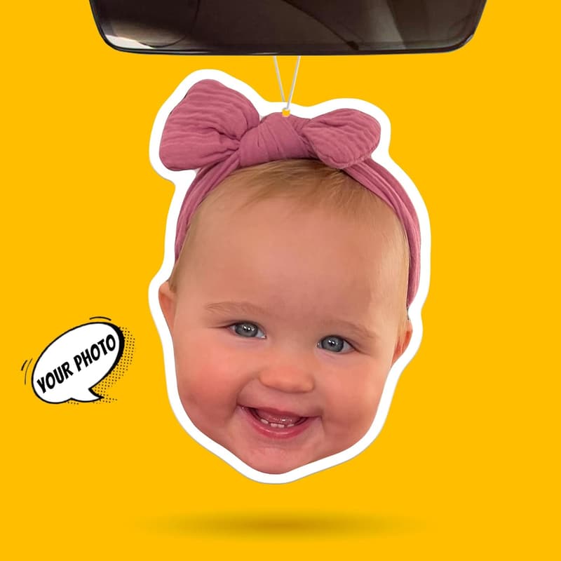 Personalized Photo Air Freshener for Cars - Custom Gift