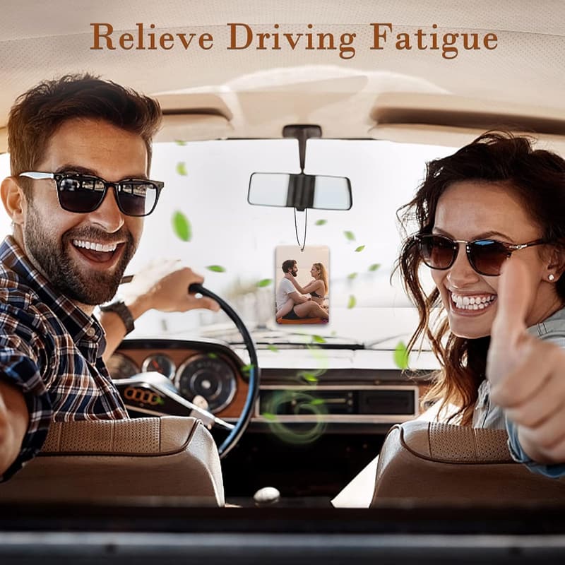Personalized Double-Sided Photo Car Air Freshener