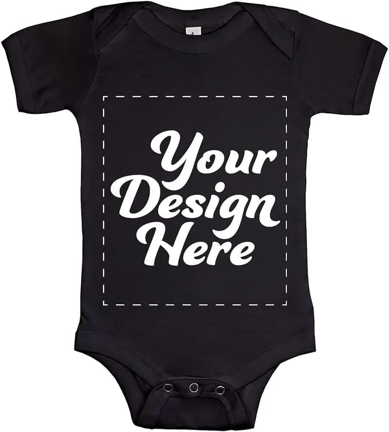 Personalized Cotton Baby Bodysuit for Boys & Girls
