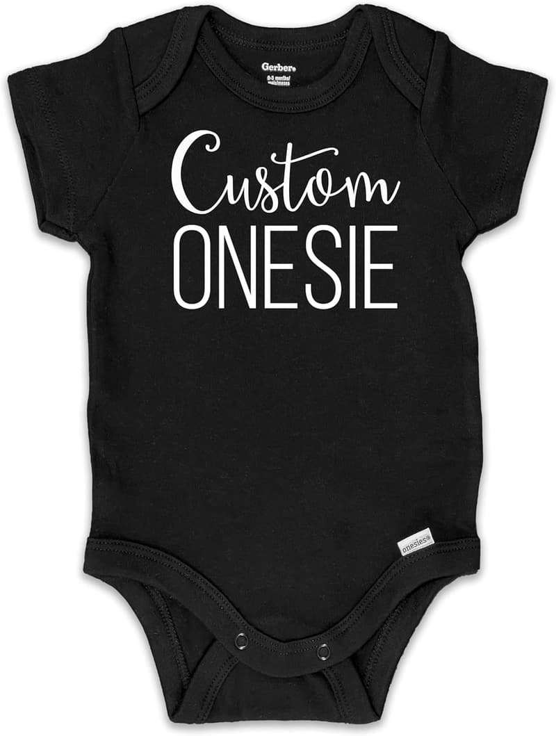 Personalized Baby Onesie Bodysuit for Newborns