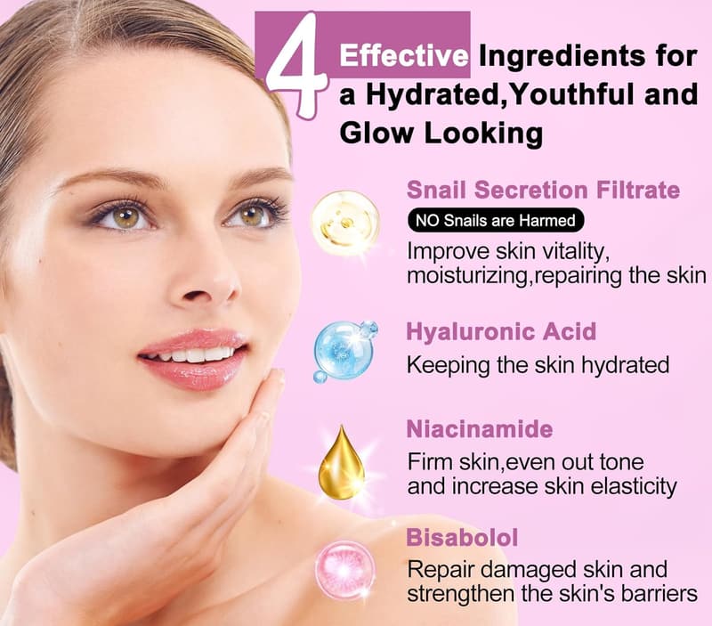 Anti-Aging Snail Mucin Skincare Set for Women