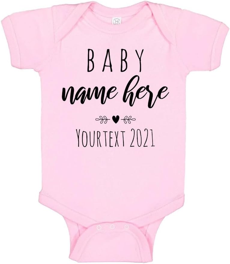 Personalized Pregnancy Announcement Baby Onesie