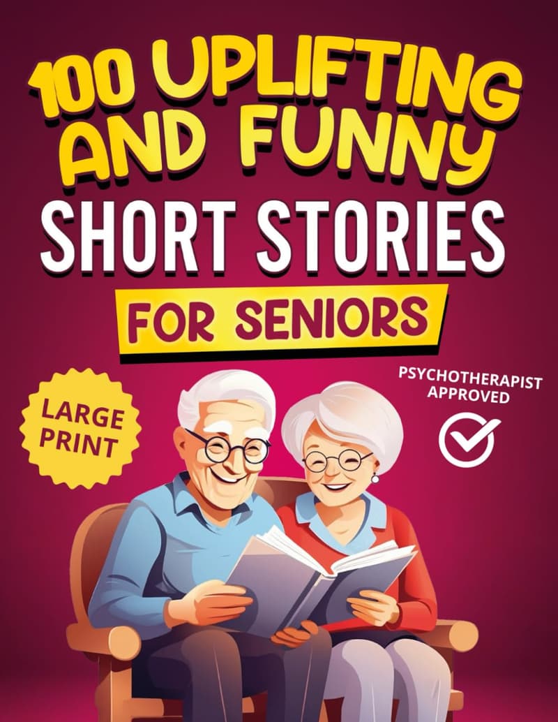 Funny Short Stories for Seniors: Large Print Gift Book