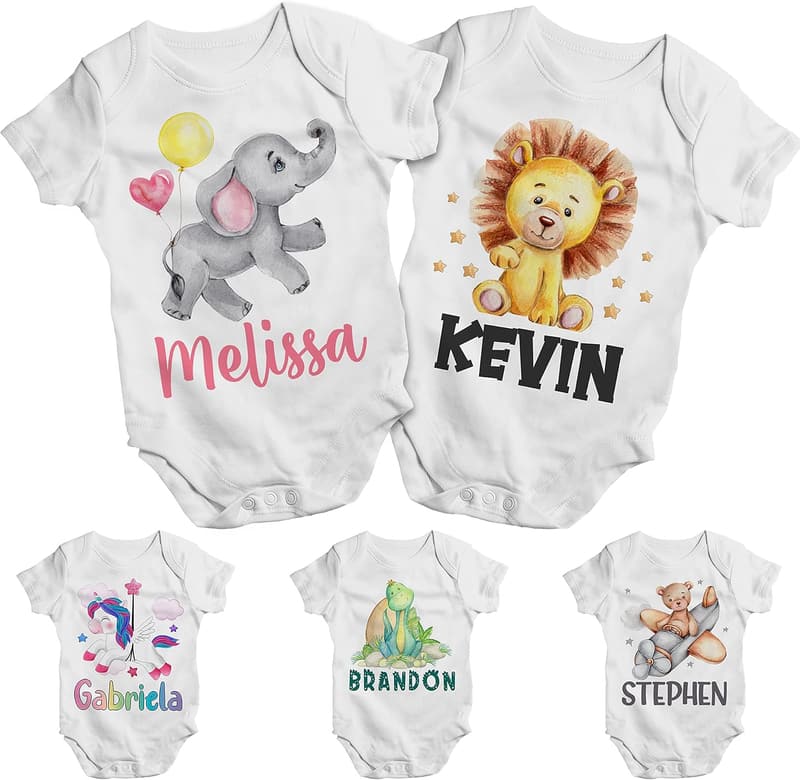 Personalized Baby Onesie Gift - Custom Funny Bodysuit for Newborns