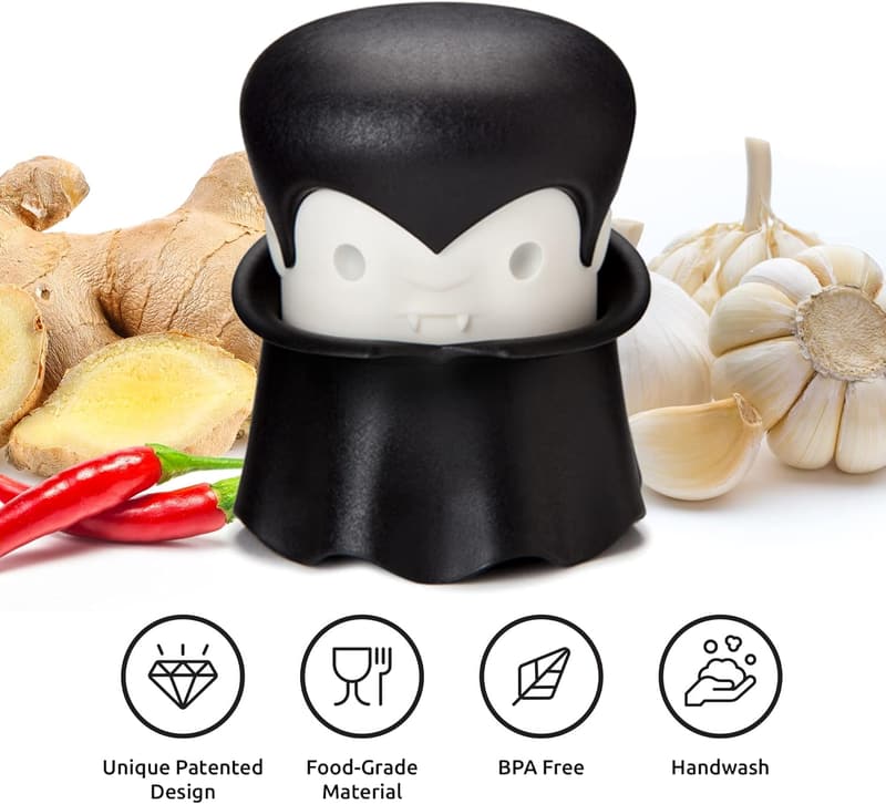 Goth Gift: OTOTO Gracula Garlic Crusher & Peeler