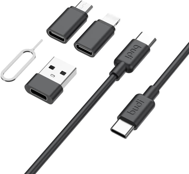Multifunctional USB Type-C Adapter with Storage Box and Eject Pin