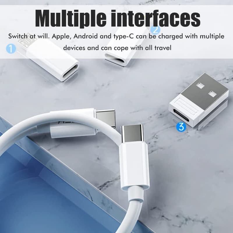 Multifunctional USB Type-C Adapter with Storage Box and Eject Pin