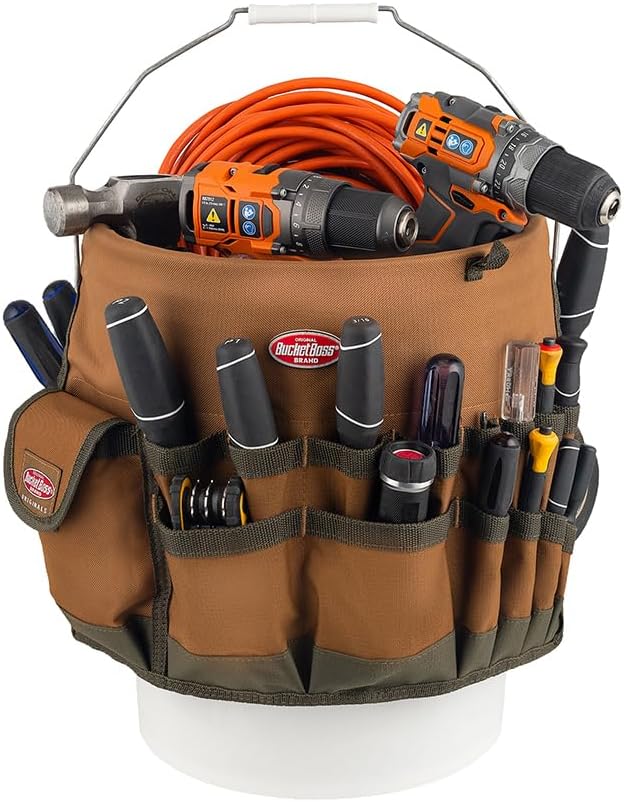 Bucket Tool Organizer - Brown Bucketeer by Bucket Boss