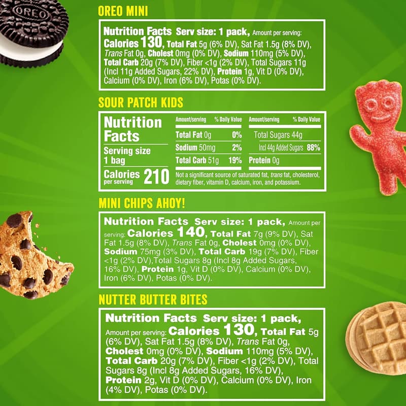 Cookies & Candy Variety Pack - 32 Snack Packs