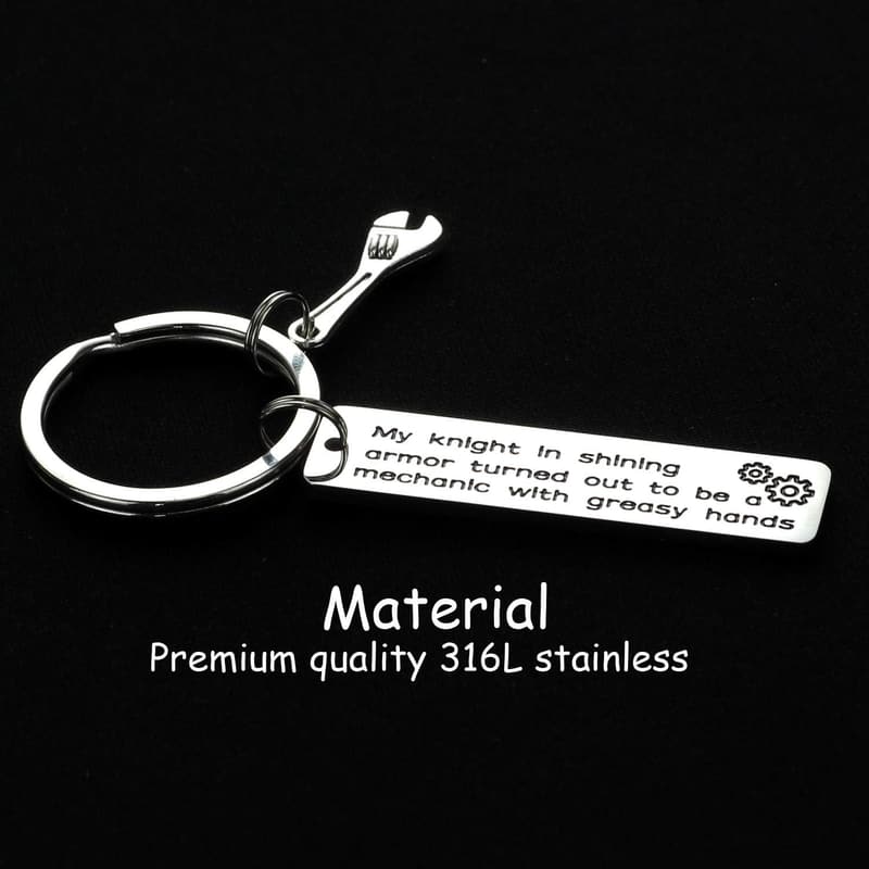 Valentine's Day Keychain for Mechanics - 
