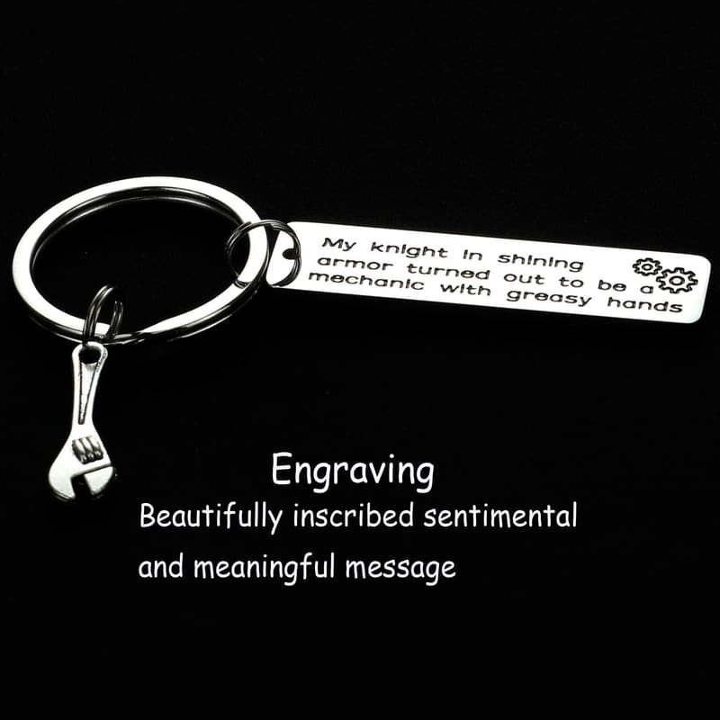 Valentine's Day Keychain for Mechanics - 