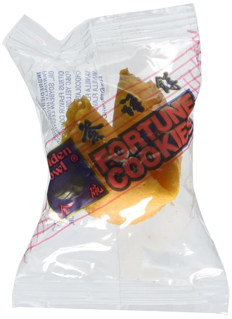 Fortune Cookies in Golden Bowl, 60 Count
