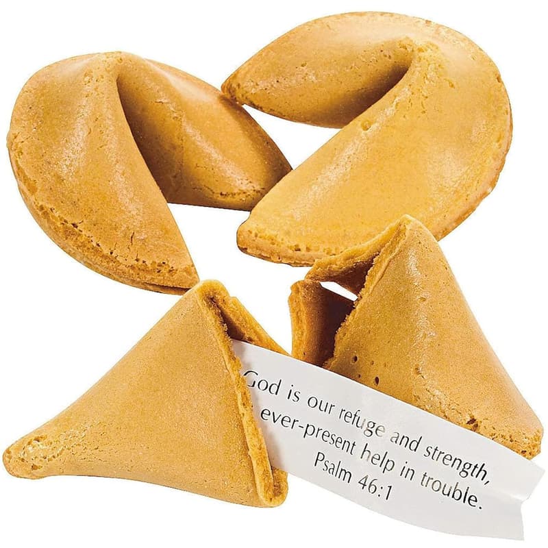 Easter Bible Verse Fortune Cookies - Sweet Treats