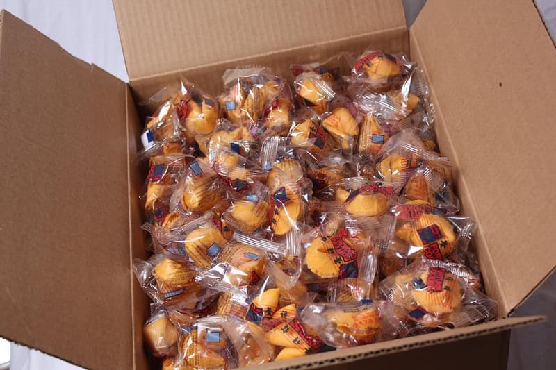 Fortune Cookies - 400 Pcs Freshly Wrapped Box
