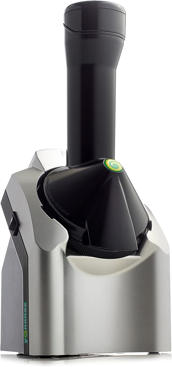 Vegan Frozen Fruit Soft Serve Maker with 36 Recipes - Silver