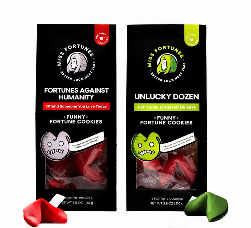 Funny Fortune Cookies Two-Pack - Fortunes Against Humanity & Unlucky Dozen