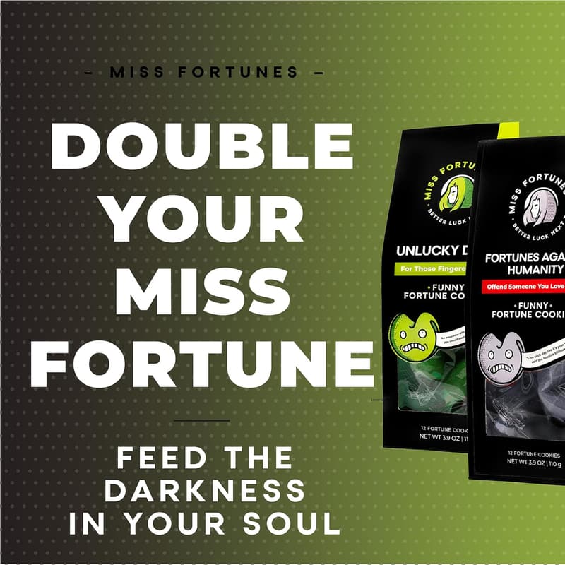 Funny Fortune Cookies Two-Pack - Fortunes Against Humanity & Unlucky Dozen