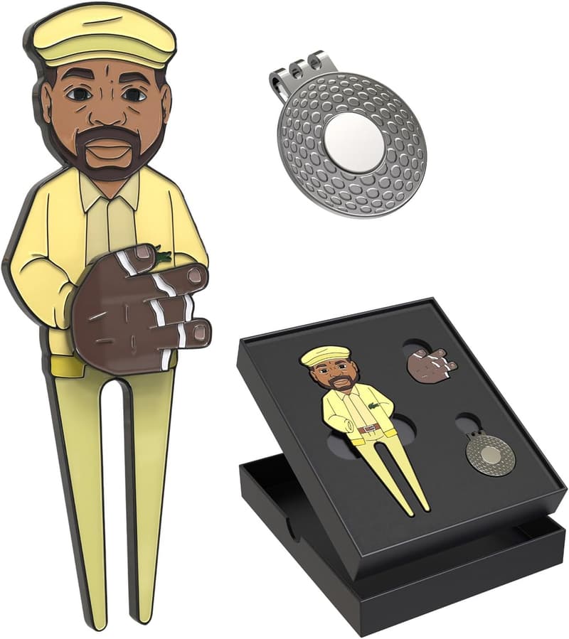 Groomsman Gift: Premium Golf Accessories Set with Hat Clip & Ball Marker