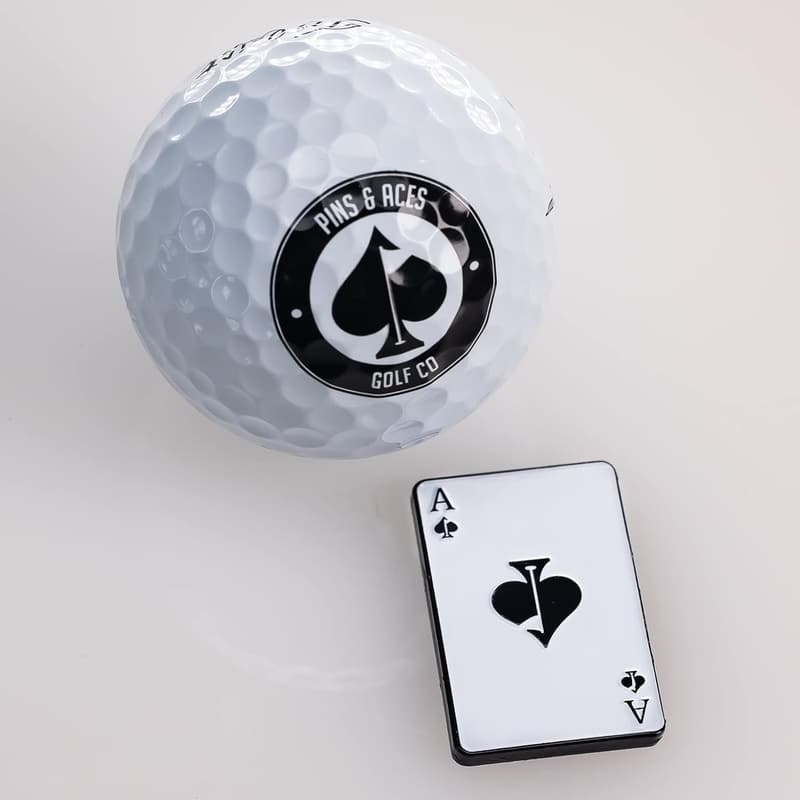 Premium Metal Golf Ball Marker with Custom Enamel Design