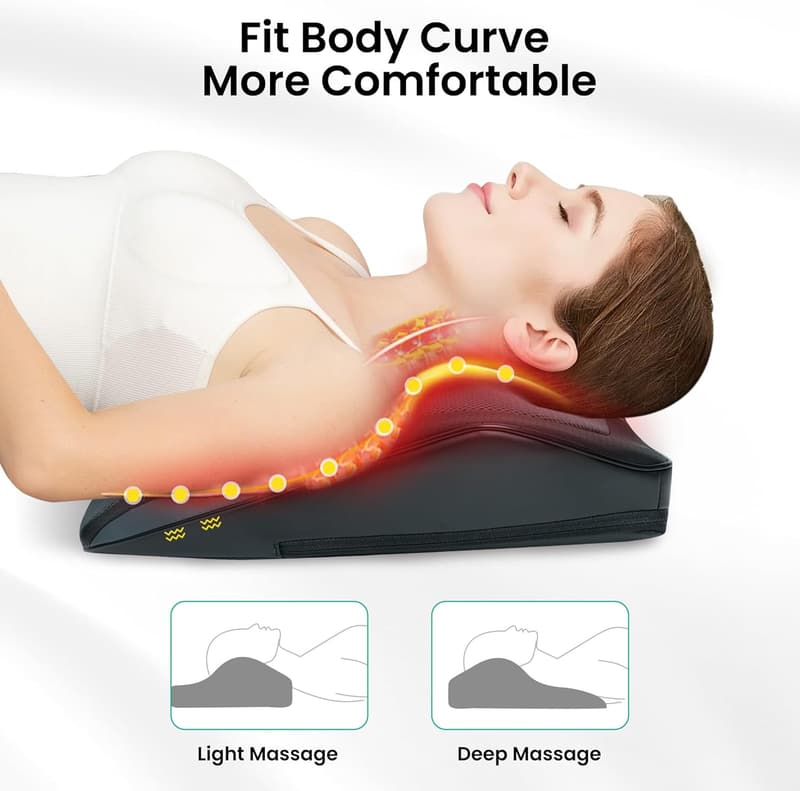 Shiatsu Back Massager with Heat for Mom and Dad
