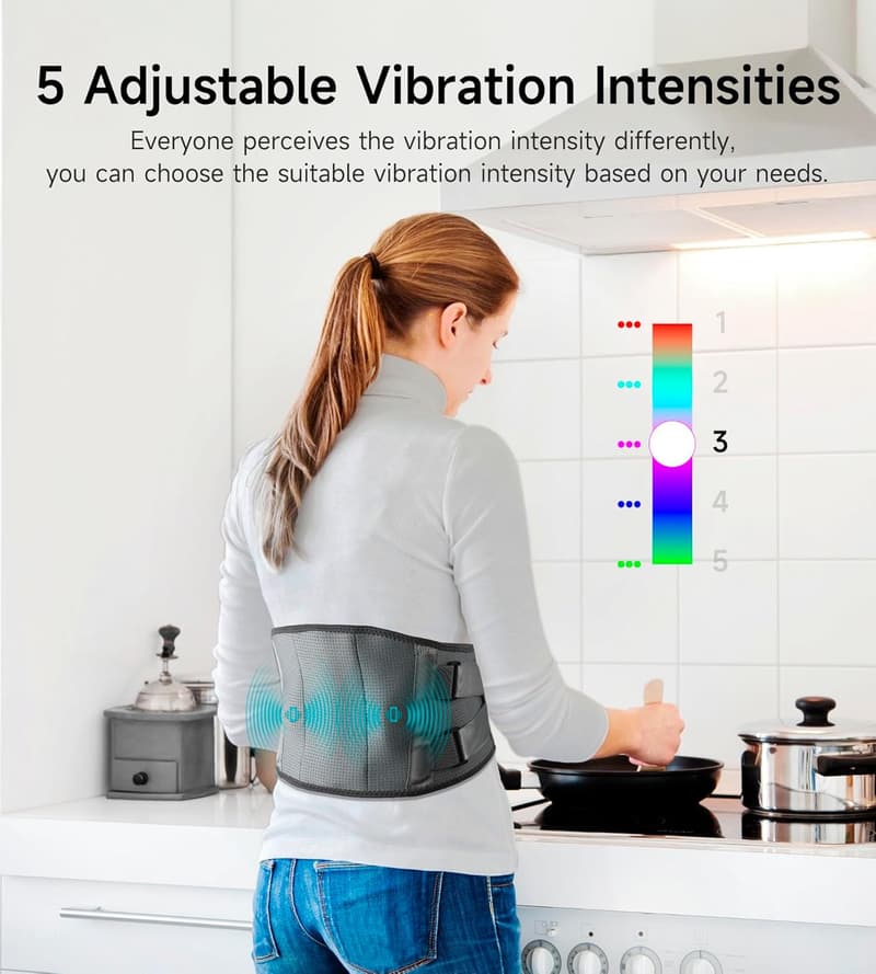Cordless Heating Pad for Back Pain Relief - Father's Day Gift