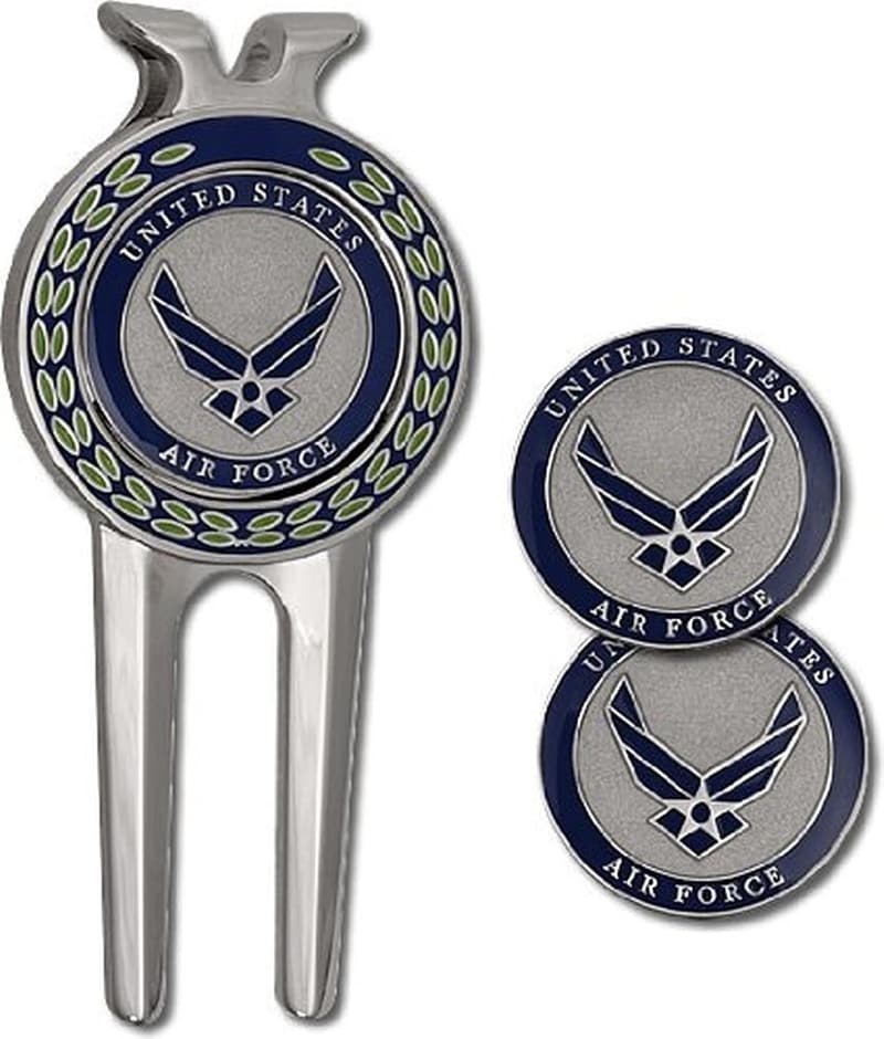 USAF Air Force Divot Tool with Ball Markers