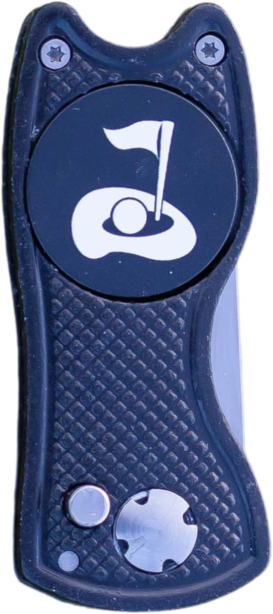 Golf Divot Repair Tool with Magnetic Marker & Clip for Men