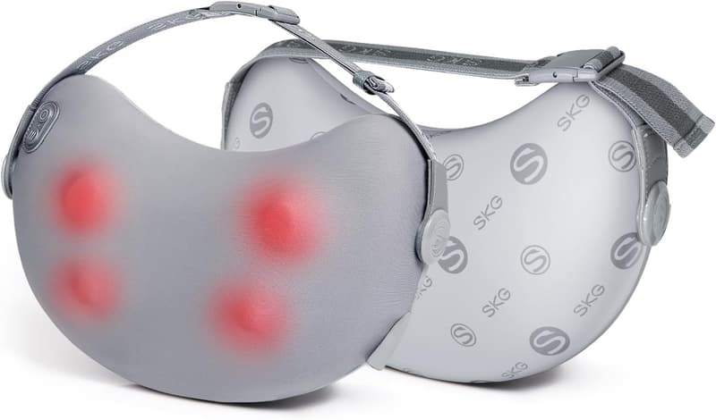 Fathers Day 4D Cordless Shiatsu Back Massager with Heat