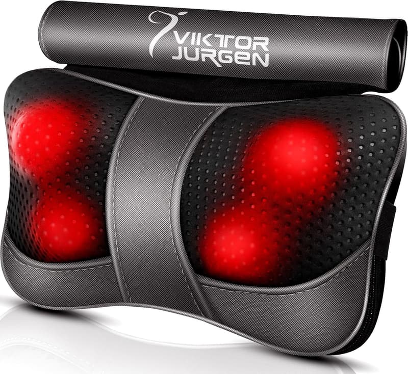 Shiatsu Back Massager Pillow with Heat - Relaxation Gift for All