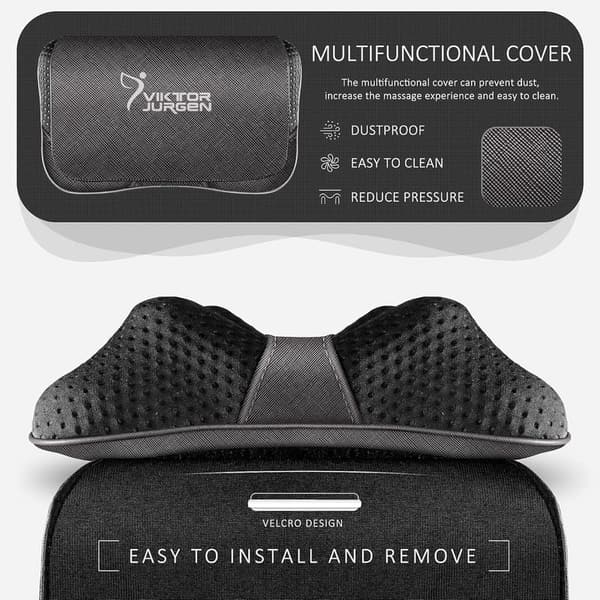 Shiatsu Back Massager Pillow with Heat - Relaxation Gift for All