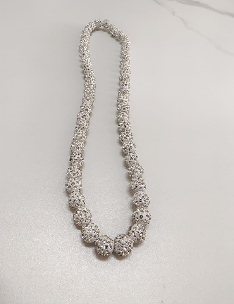 Baseball Necklace for Men & Women - Unisex Rhinestone Gift